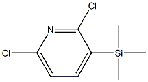 3-(Trimethylsilyl)-2,6-dichloropyridine Struktur