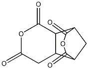 5,9-Methanooctahydro-1H-pyrano[3,4-d]oxepin-1,3,6,8-tetrone Struktur