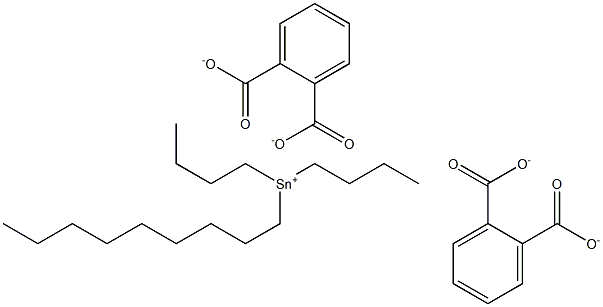 Bis(phthalic acid 1-nonyl)dibutyltin(IV) salt Struktur