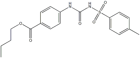 1-[4-(Butoxycarbonyl)phenyl]-3-tosylurea Struktur