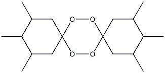 2,3,4,11,12,13-Hexamethyl-7,8,15,16-tetraoxadispiro[5.2.5.2]hexadecane Struktur