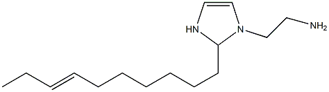 1-(2-Aminoethyl)-2-(7-decenyl)-4-imidazoline Struktur