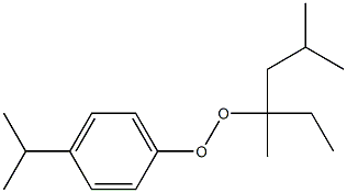 4-Isopropylphenyl 1,3-dimethyl-1-ethylbutyl peroxide Struktur