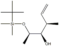 (2R,3R,4R)-2-(tert-Butyldimethylsilyloxy)-4-methyl-5-hexen-3-ol Struktur