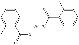 Bis(2-methylbenzoic acid)calcium salt Struktur