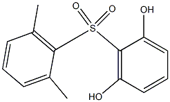 2,6-Dihydroxy-2',6'-dimethyl[sulfonylbisbenzene] Struktur