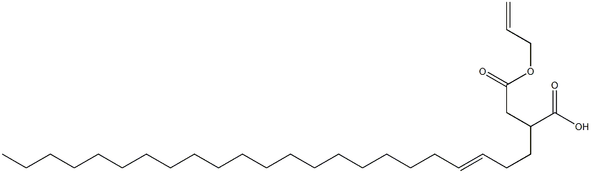 2-(3-Tricosenyl)succinic acid 1-hydrogen 4-allyl ester Struktur