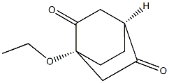 (1R,4S)-1-Ethoxybicyclo[2.2.2]octane-2,5-dione Struktur