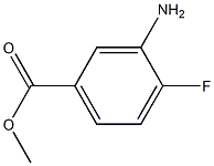 3-Amino-4-fluorobenzoic acid methyl ester Struktur