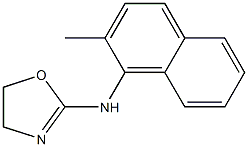 2-(2-Methyl-1-naphtylamino)-2-oxazoline Struktur