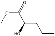 [R,(-)]-2-Hydroxyvaleric acid methyl ester Struktur