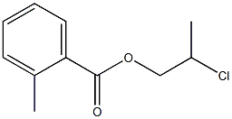 2-Methylbenzenecarboxylic acid 2-chloropropyl ester Struktur