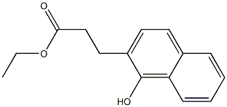 3-(1-Hydroxy-2-naphthalenyl)propionic acid ethyl ester Struktur