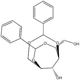 1-O,4-O:2-O,5-O-Dibenzylidene-D-glucitol Struktur