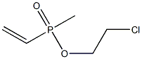 Ethenyl(methyl)phosphinic acid 2-chloroethyl ester Struktur