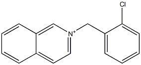 2-(2-Chlorobenzyl)isoquinolin-2-ium Struktur