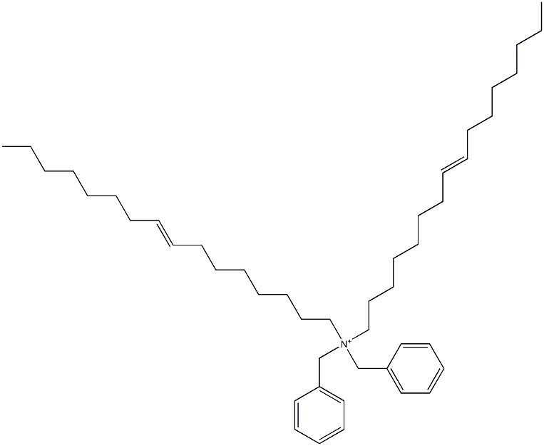 Di(8-hexadecenyl)dibenzylaminium Struktur