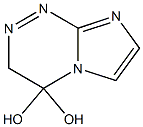 3,4-Dihydroimidazo[2,1-c][1,2,4]triazine-4,4-diol Struktur