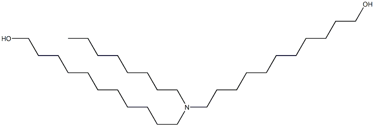 11,11'-(Octylimino)bis(1-undecanol) Struktur