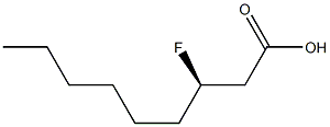 (R)-3-Fluorononanoic acid Struktur