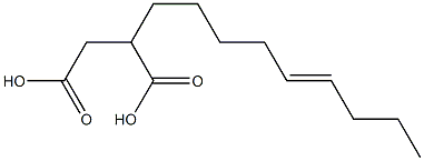 2-(5-Nonenyl)succinic acid Struktur