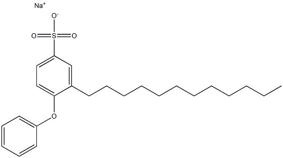 4-Phenoxy-3-dodecylbenzenesulfonic acid sodium salt Struktur