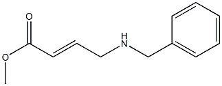 4-Benzylamino-2-butenoic acid methyl ester Struktur