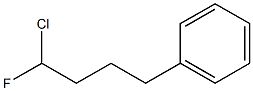 (4-Chloro-4-fluorobutyl)benzene Struktur