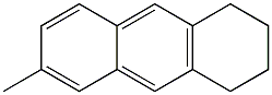 1,2,3,4-Tetrahydro-6-methylanthracene Struktur