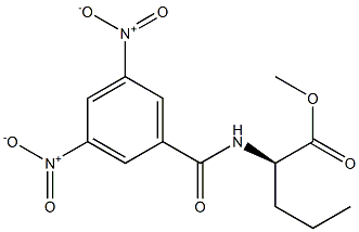 (2R)-2-[(3,5-Dinitrobenzoyl)amino]pentanoic acid methyl ester Struktur