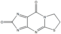 6,7-Dihydrothiazolo[3,2-a]purine-2,9-dione Struktur