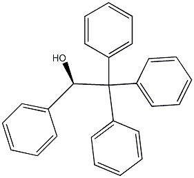 [R,(+)]-1,2,2,2-Tetraphenylethanol Struktur