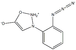 3-[2-Azidophenyl]-1,2,3-oxadiazole -ium-5-olate Struktur