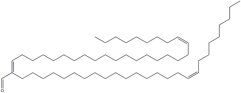 (2E,21Z)-2-[(17Z)-17-Hexacosen-1-yl]triaconta-2,21-dienal Struktur