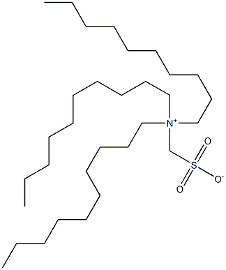 N,N-Didecyl-N-sulfonatomethyl-1-decanaminium Struktur