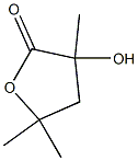 3-Hydroxy-3,5,5-trimethyltetrahydrofuran-2-one Struktur