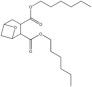 7-Oxabicyclo[3.1.1]heptane-2,3-dicarboxylic acid dihexyl ester Struktur