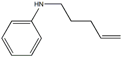 N-Phenyl-4-pentene-1-amine Struktur