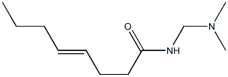 N-[(Dimethylamino)methyl]-4-octenamide Struktur