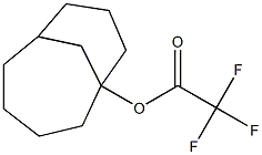 Trifluoroacetic acid bicyclo[4.3.1]decan-1-yl ester Struktur