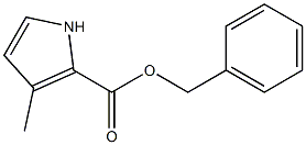 3-Methyl-1H-pyrrole-2-carboxylic acid benzyl ester Struktur