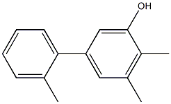 2,3-Dimethyl-5-(2-methylphenyl)phenol Struktur