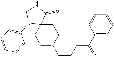 8-(3-Benzoylpropyl)-1-phenyl-1,3,8-triazaspiro[4.5]decan-4-one Struktur