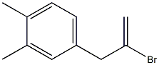 1-(2-Bromoallyl)-3,4-dimethylbenzene Struktur