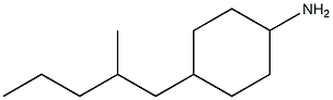 4-(2-Methylpentyl)cyclohexanamine Struktur