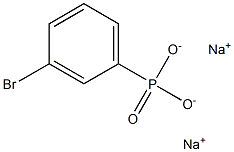 3-Bromophenylphosphonic acid disodium salt Struktur