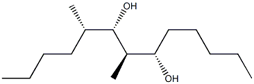 (5S,6S,7R,8S)-5,7-Dimethyltridecane-6,8-diol Struktur