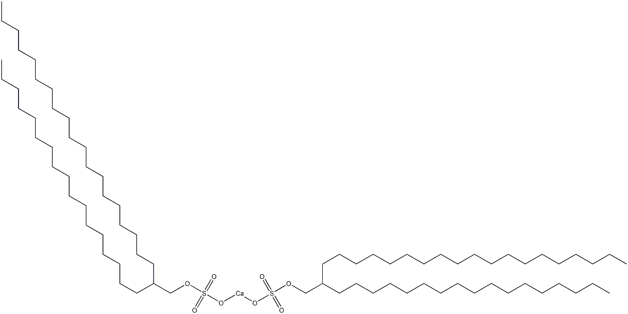 Bis(2-heptadecylhenicosyloxysulfonyloxy)calcium Struktur