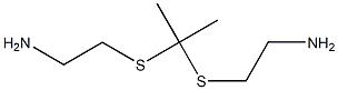 2,2'-(Isopropylidenebisthio)bis(ethanamine) Struktur