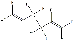 Decafluoro-1,5-hexadiene Struktur